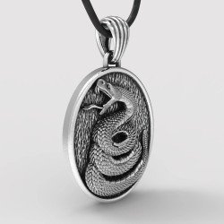 Premium Hommes Pendentif Serpent 0371