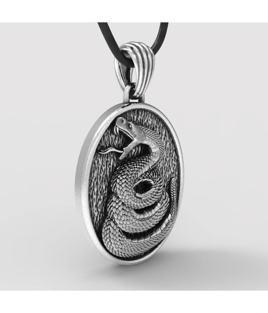 Premium Hommes Pendentif Serpent 0371
