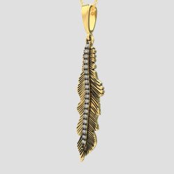 Collier de feuilles d'argent - Cadeau pour elle 0127KLP