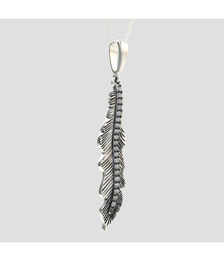 Elegant Silver Leaf Necklace | Gift For Her 0127LLP