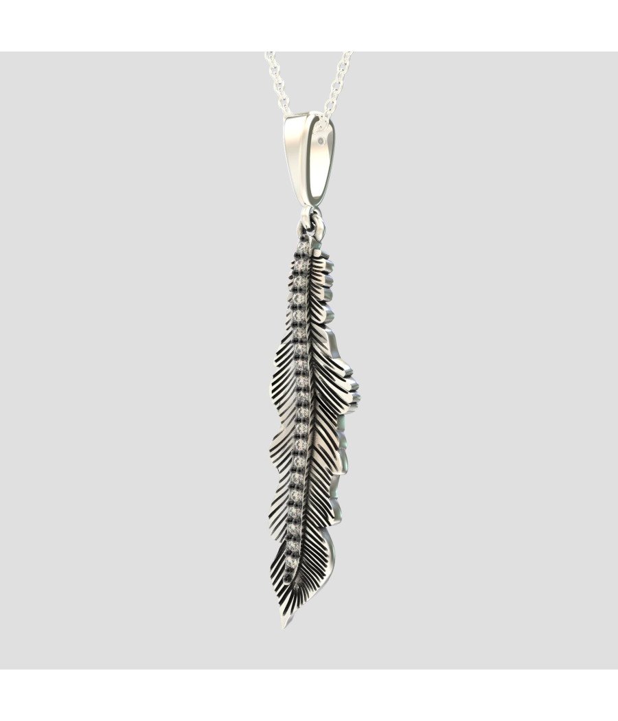 Elegant Silver Leaf Necklace | Gift For Her 0127LLP