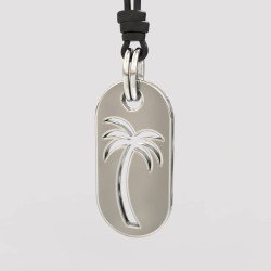 Sterling Silver Palm Necklace 0360