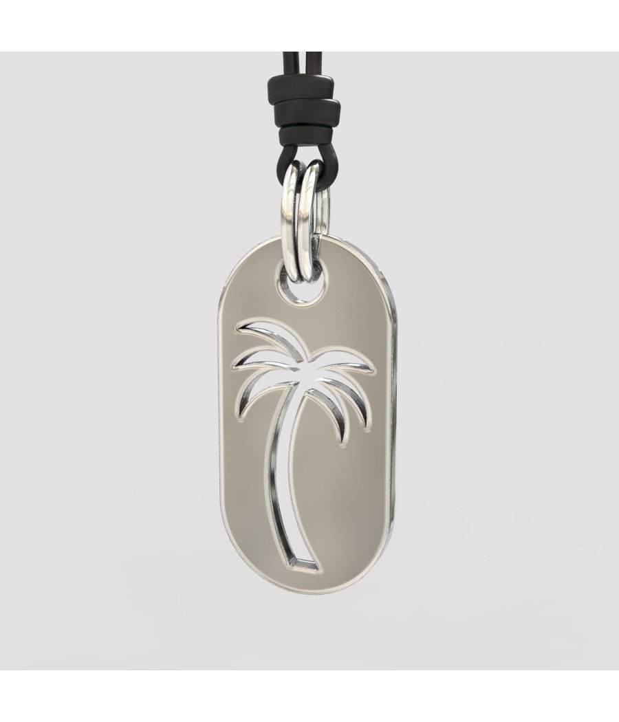 Sterling Silver Palm Necklace 0360