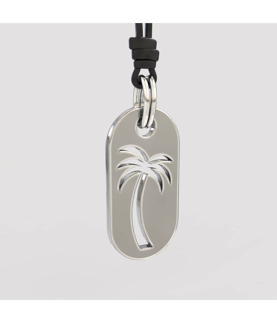 Sterling Silver Palm Necklace 0360