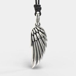 Angel Wing Necklace Men 0358