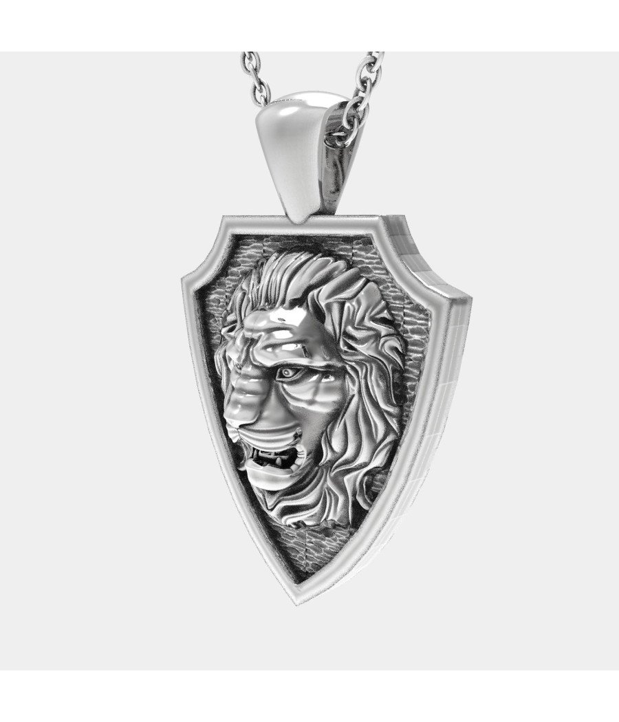 Lion Shield Pendant 0346