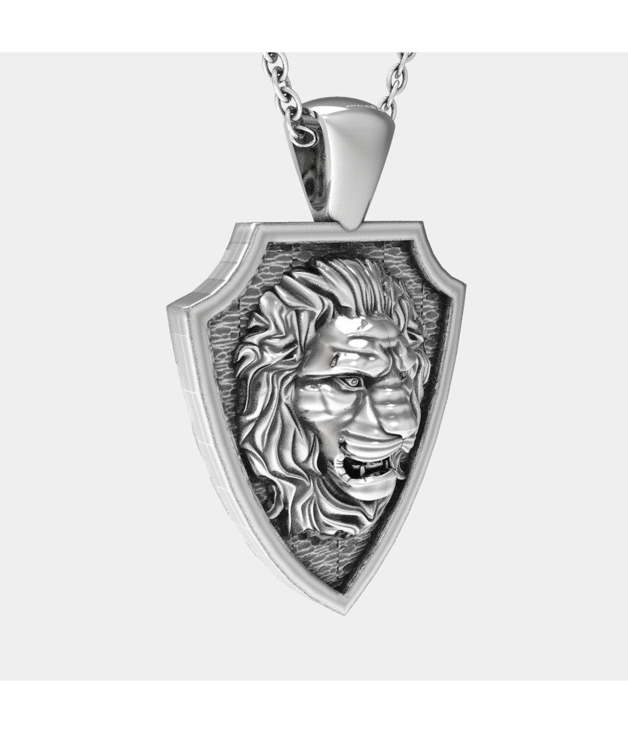 Lion Shield Pendant 0346