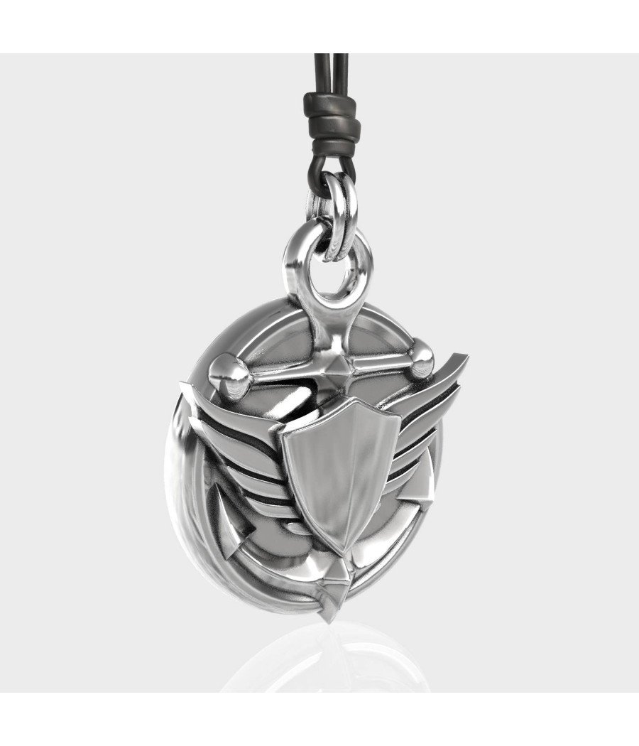 Anchor Necklace For Men - Men'S Anchor Necklace With Black Cord