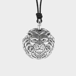 Ασημένιο Κολιέ Λιοντάρι 0320