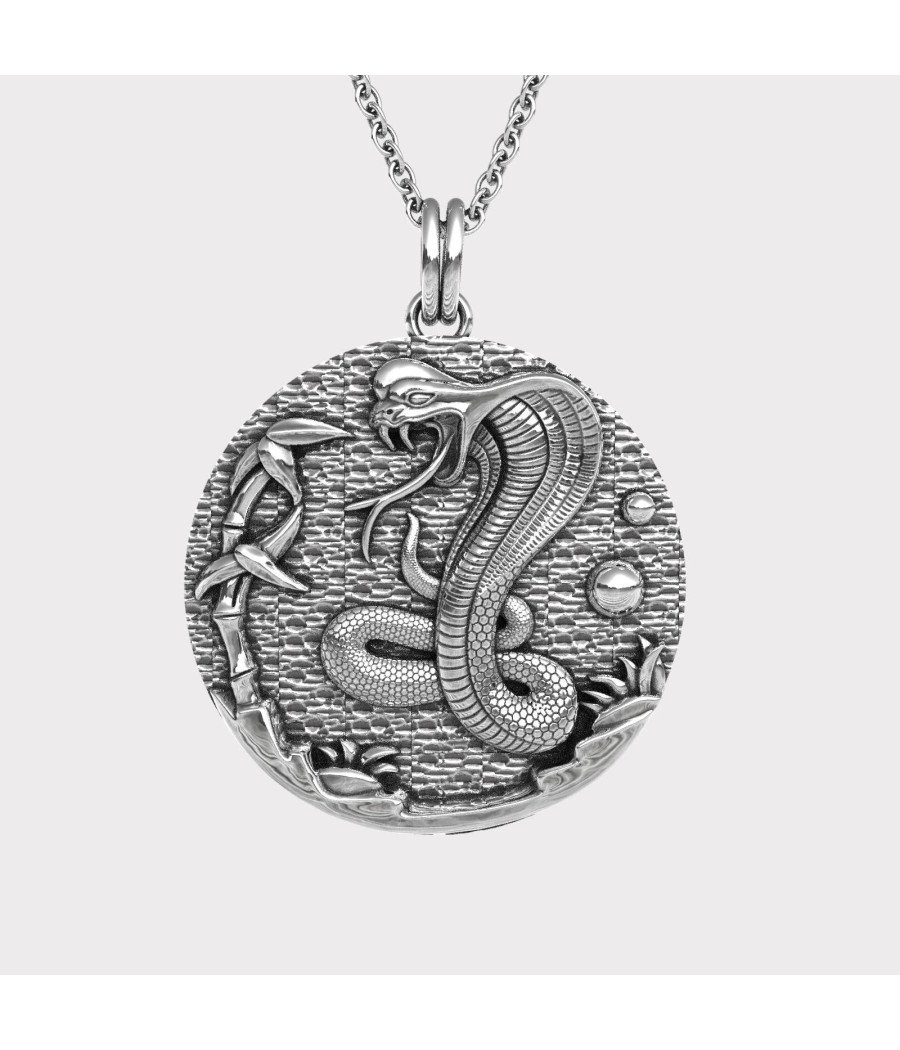 Cobra Kai Serpiente Colgante - Cobra Kai Serpiente Collar 0309