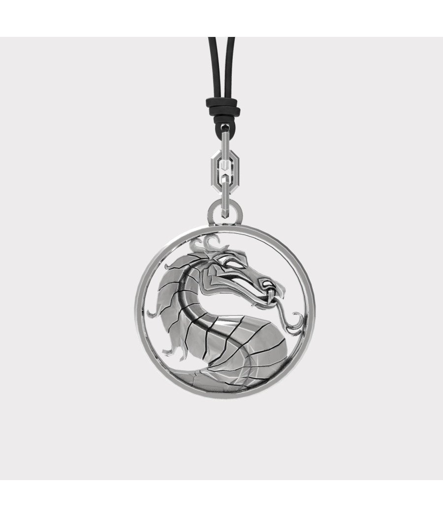 Silver Dragon Pendant 0308