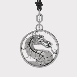 Silver Dragon Pendant 0308