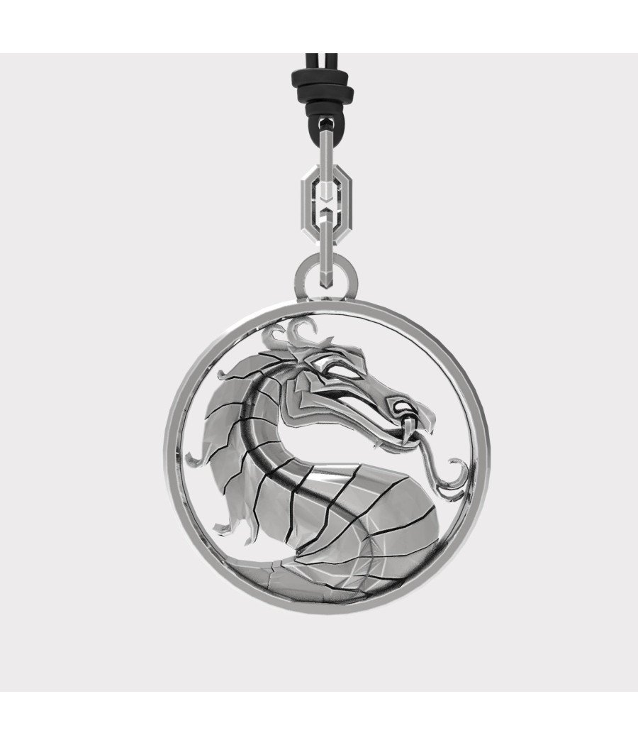 Μενταγιόν Δράκος - Χειροποίητο Κολιέ Δράκος 0308