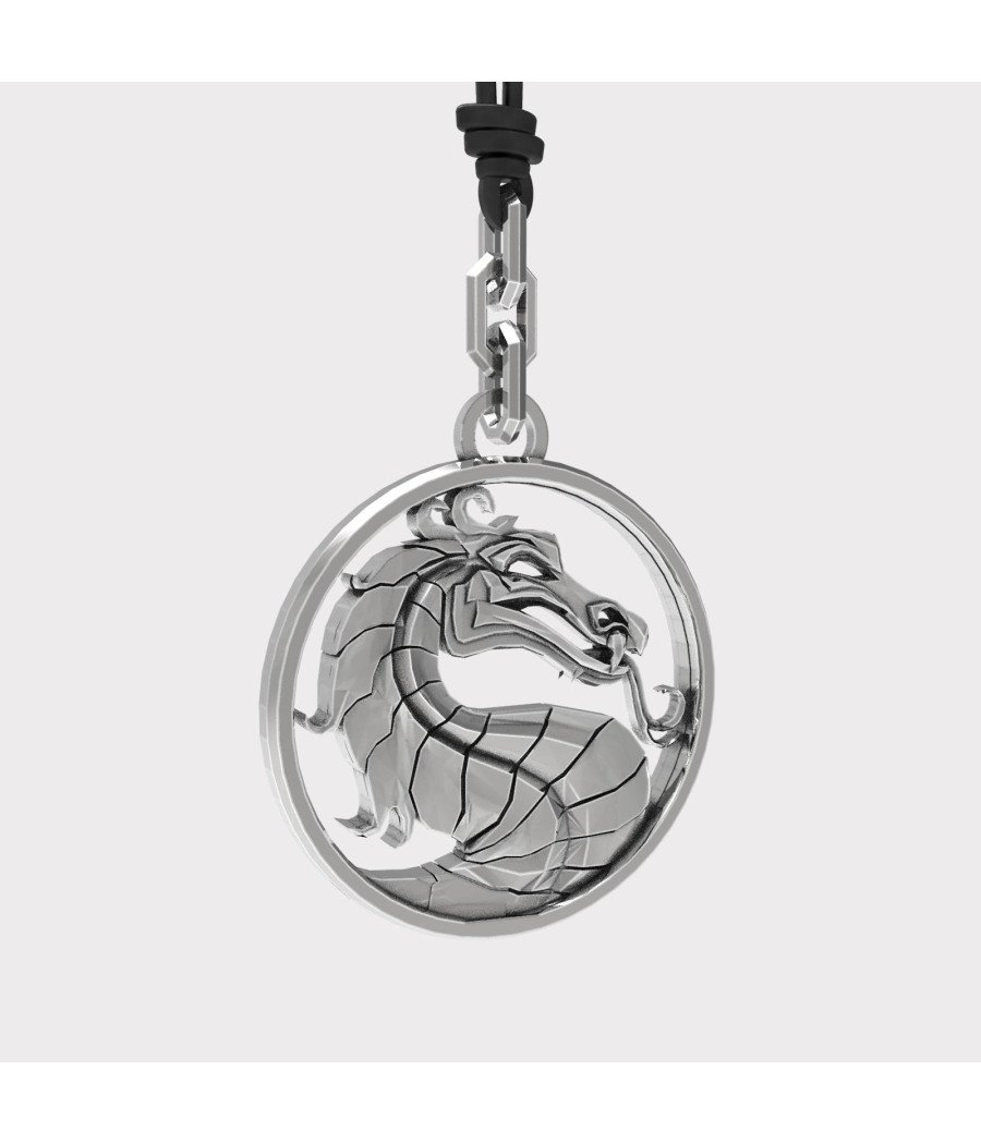 Silver Dragon Pendant 0308