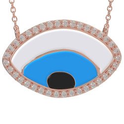 Pendentif Oeil Maléfique Protection Collier Charme 0893R