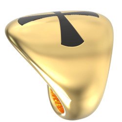 Серебряное кольцо с крестом Шевалье 1427K