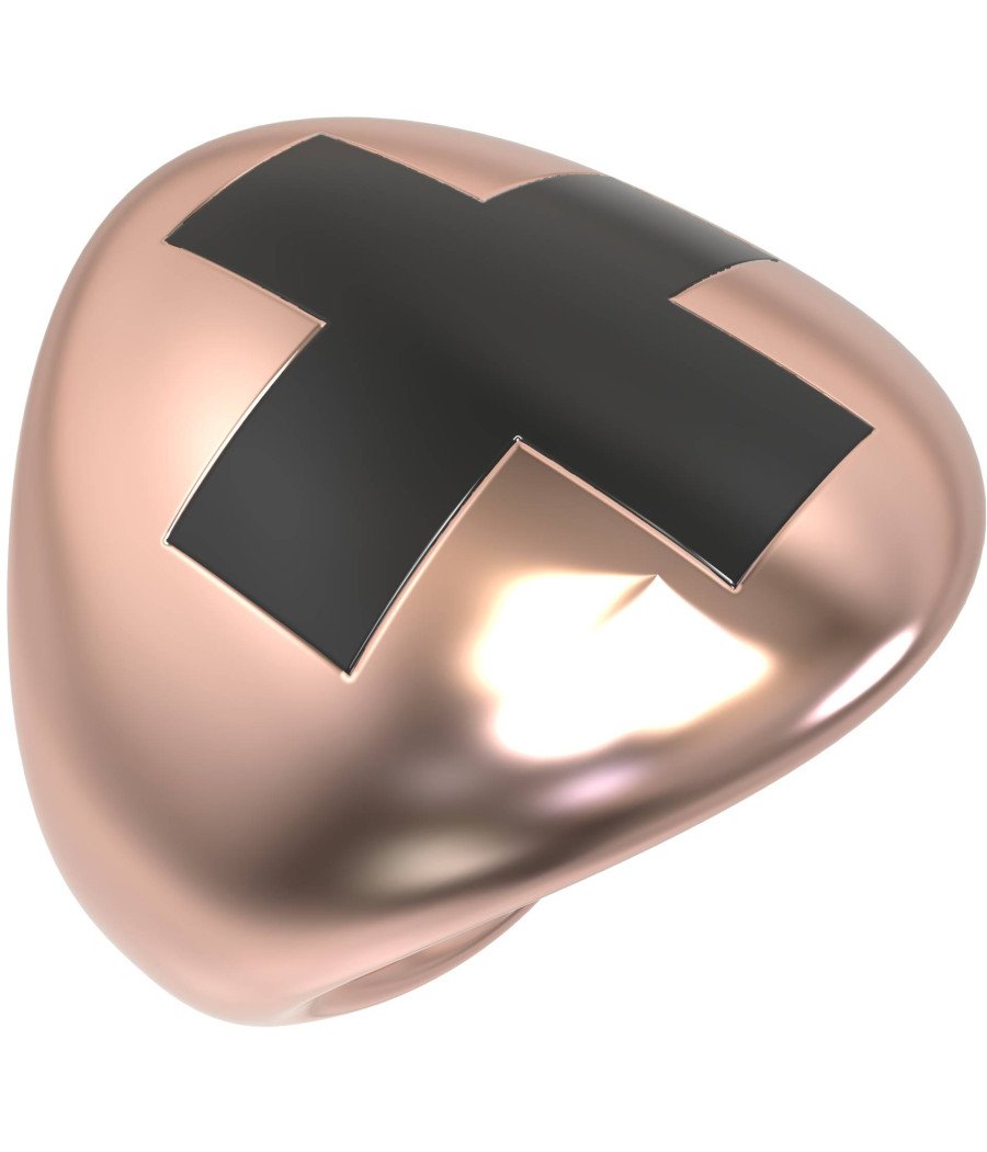 Frauen Kreuz Signet Pinky Chevalier Ring 1426R