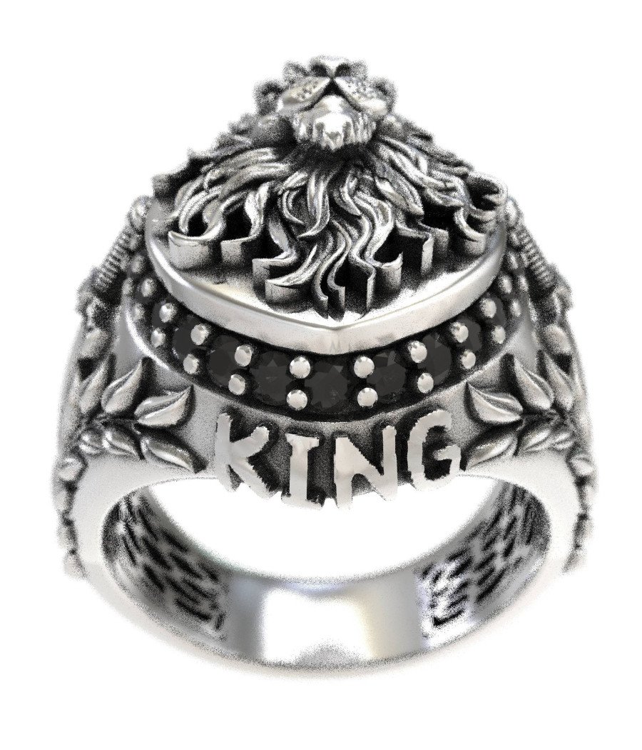 Lion King Signet Ring 0612