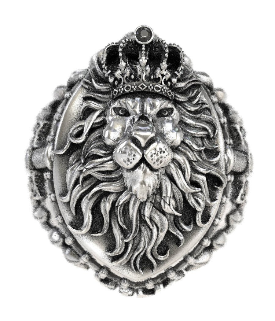 Lion King Signet Ring 0612