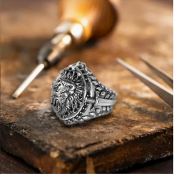 Lion King Signet Ring 0612