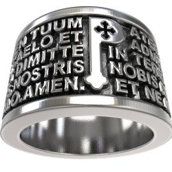 Christlicher Ring Padre Nuestro 0370