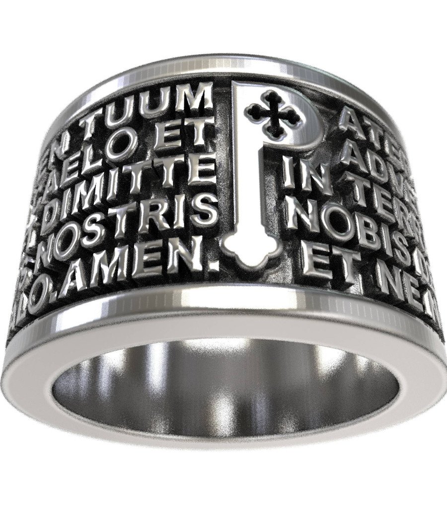 Christlicher Ring Padre Nuestro 0370