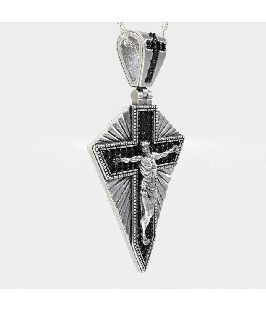 Adorable Christian Jesus CrossMen Pendant Necklace 0512