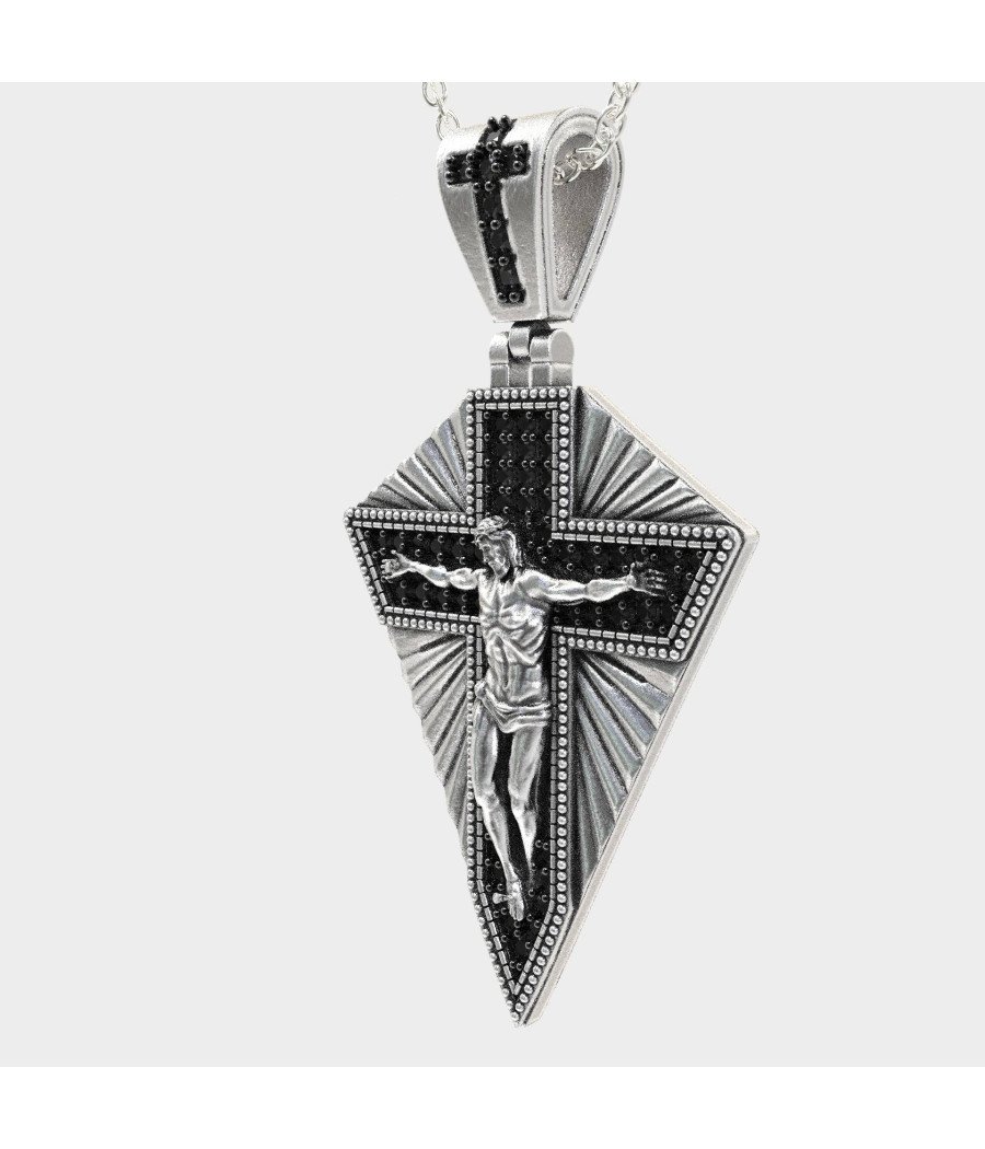 Adorable Christian Jesus CrossMen Pendant Necklace 0512