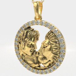 Collier superposé en argent 0896K