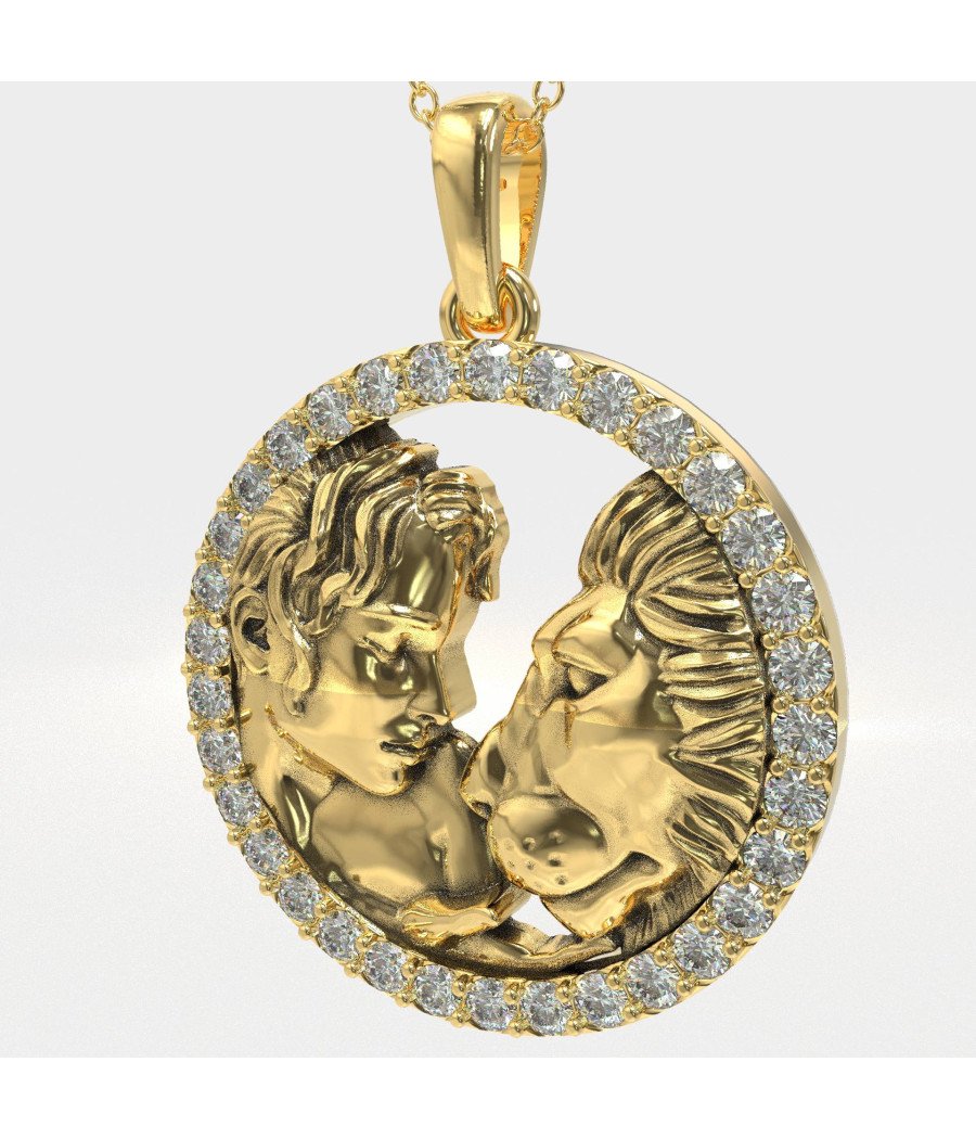Серебряное многослойное ожерелье 0896K