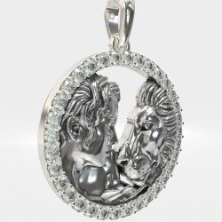 Lifestyle Layer Necklace Pendentif en argent 0896L