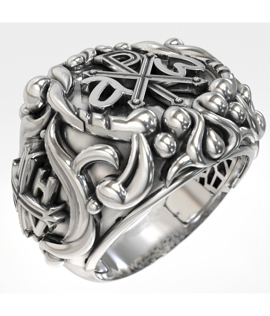 Δαχτυλίδι Σφραγίδα Με Χριστόγραμμα 0527