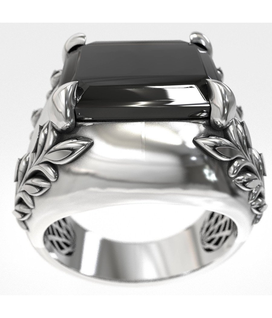 Anillo de lujo para hombre Onyx Sovereign 0017