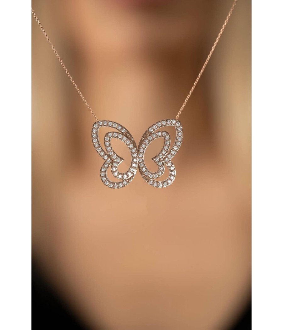 Collar Mariposa - Regalo de Dama de Honor 0106