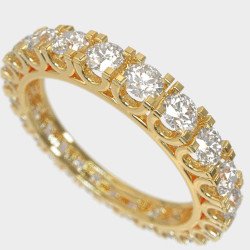 Bague de fiançailles éternelle brillante 0003K