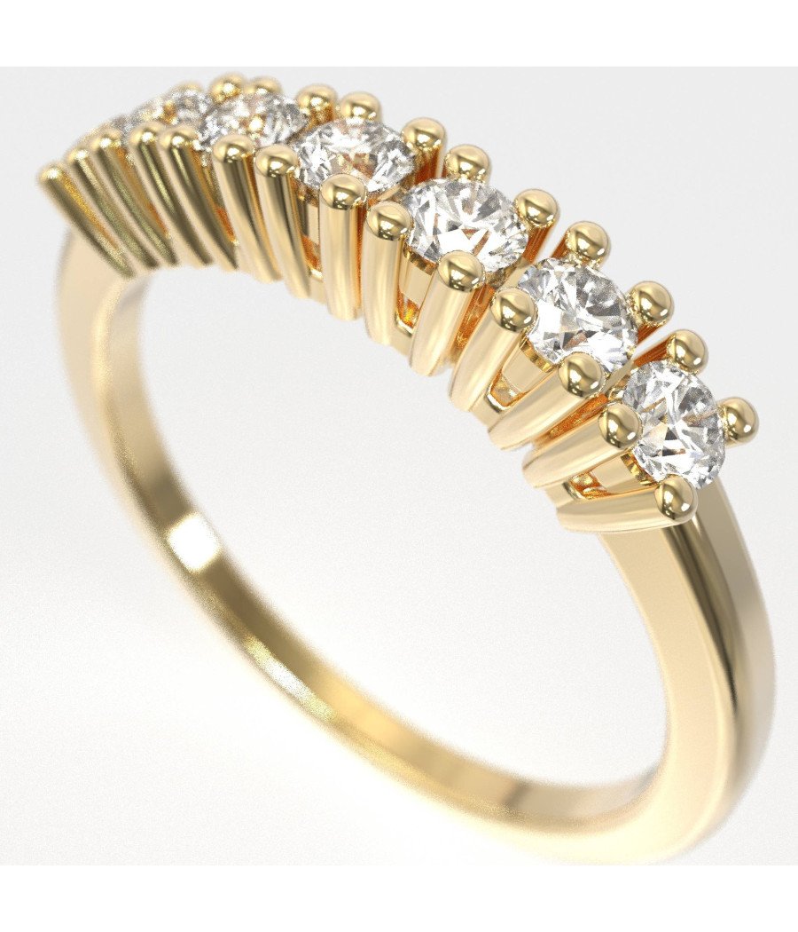 Timeless Half Eternity Wedding - Anniversary Ring 0004K