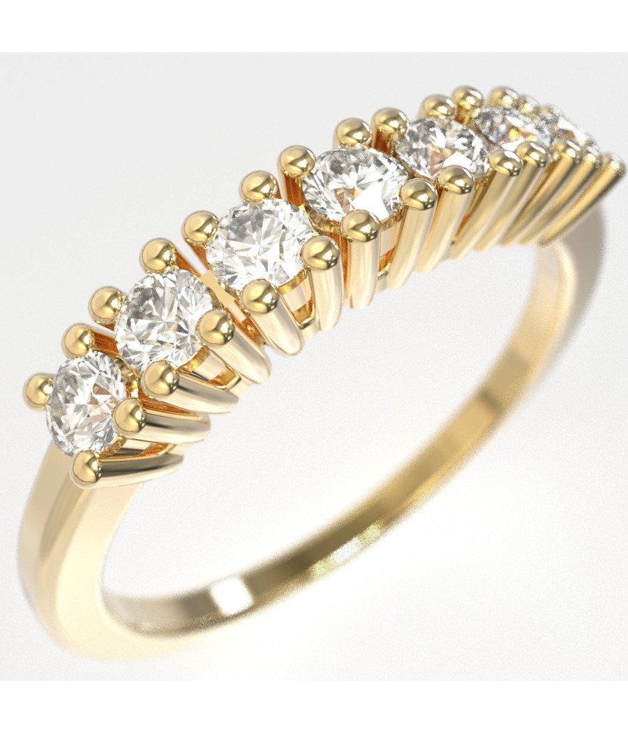 Timeless Half Eternity Wedding - Anniversary Ring 0004K