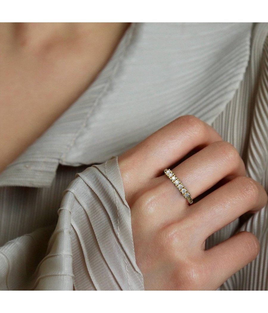 Timeless Half Eternity Wedding - Anniversary Ring 0004K