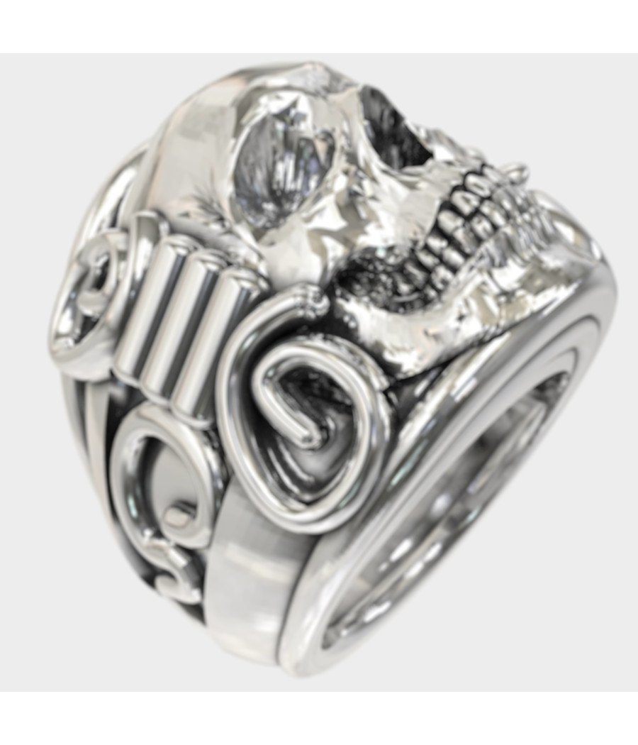 Ασημένιο Δαχτυλίδι Rebel Soul 0135