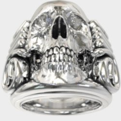 Ασημένιο Δαχτυλίδι Rebel Soul 0135