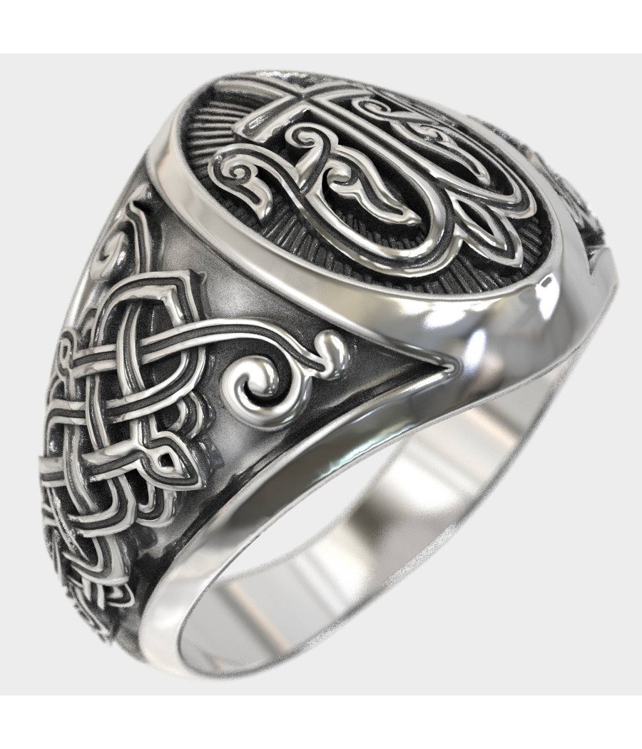 Signet Christliches Kreuz Ring 0570