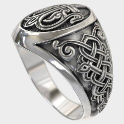 Signet Christliches Kreuz Ring 0570
