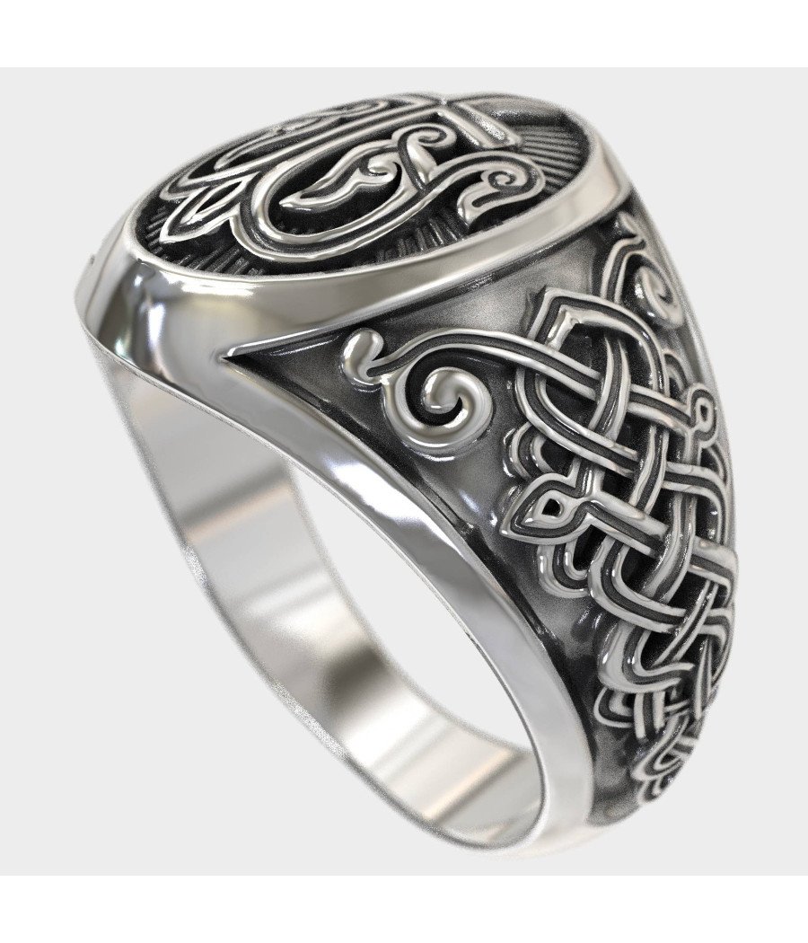 Signet Christliches Kreuz Ring 0570