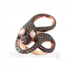 Χρυσό δαχτυλίδι φίδι