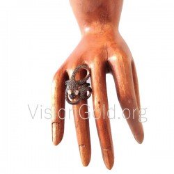 Χρυσό δαχτυλίδι φίδι