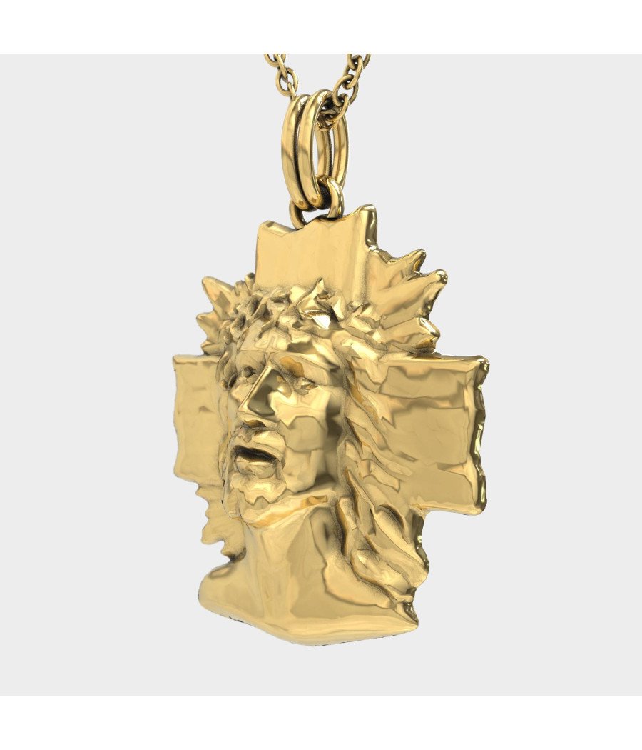 Christliches Geschenk Männer Silber Glaube Kreuz 0192K