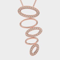 Delicado Collar Dainty Timeless Sparkle Plata 0087
