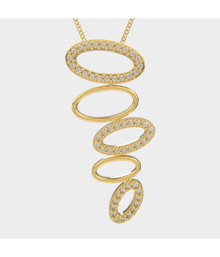 Серебряное ожерелье Delicate Dainty Timeless Sparkle 0087
