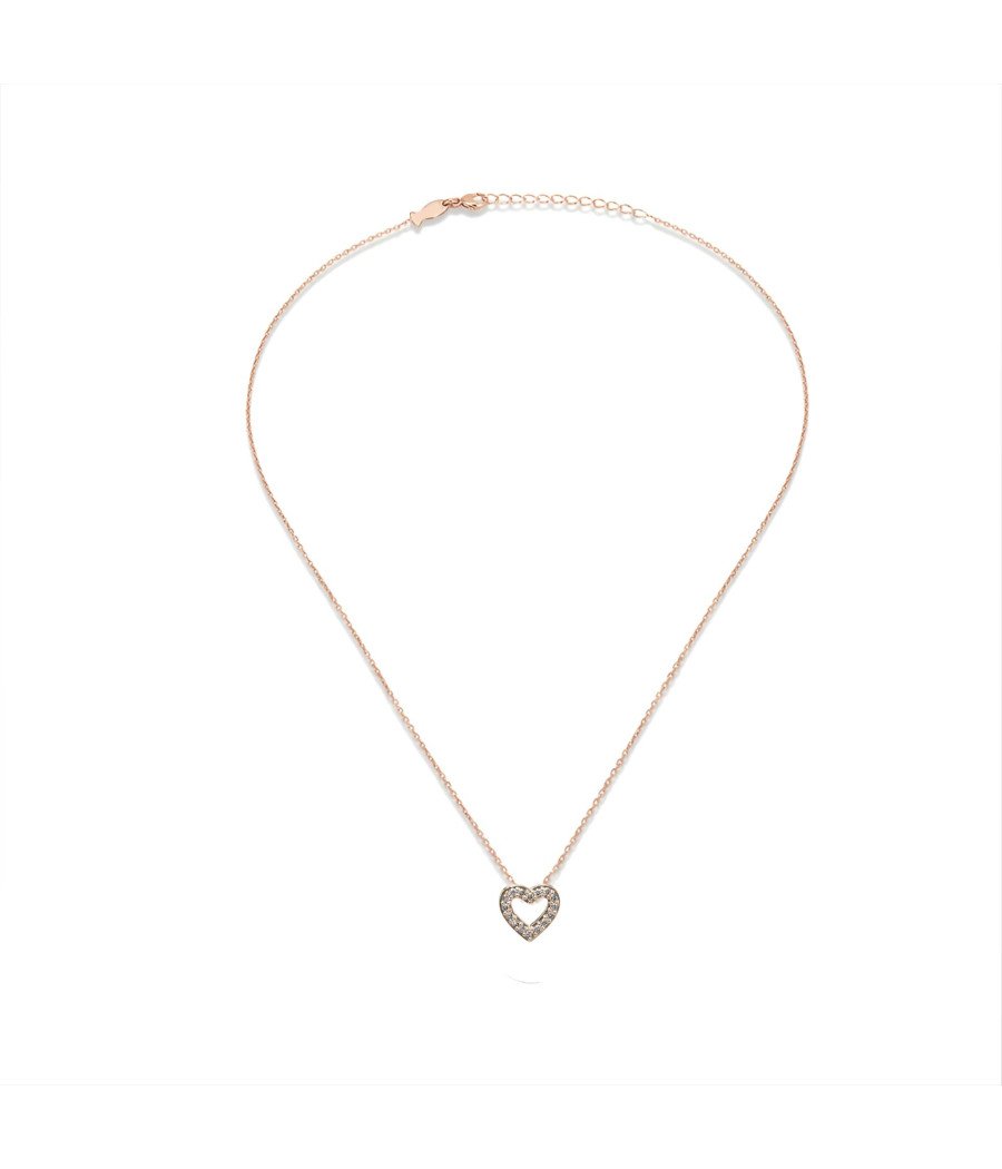 Tiny Heart Love Charm Necklace - Valentine Gift 0028