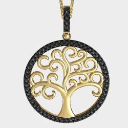 Lujoso collar de mujer Árbol de la Vida 0038MP